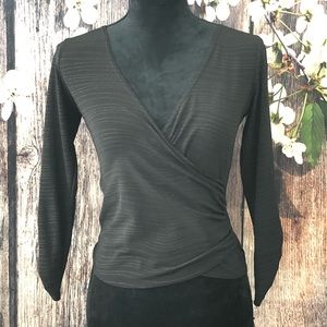 *SOLD!* (Forever 21) Black High Low Crop Top